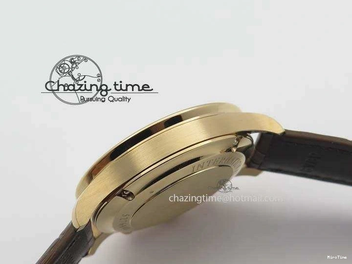 MIROTIME 0821 Portuguese Chrono RG IW371480 ZF 1:1 Best Edition White Dial On Brown Leather Strap A7750 V HighPerformance 7266